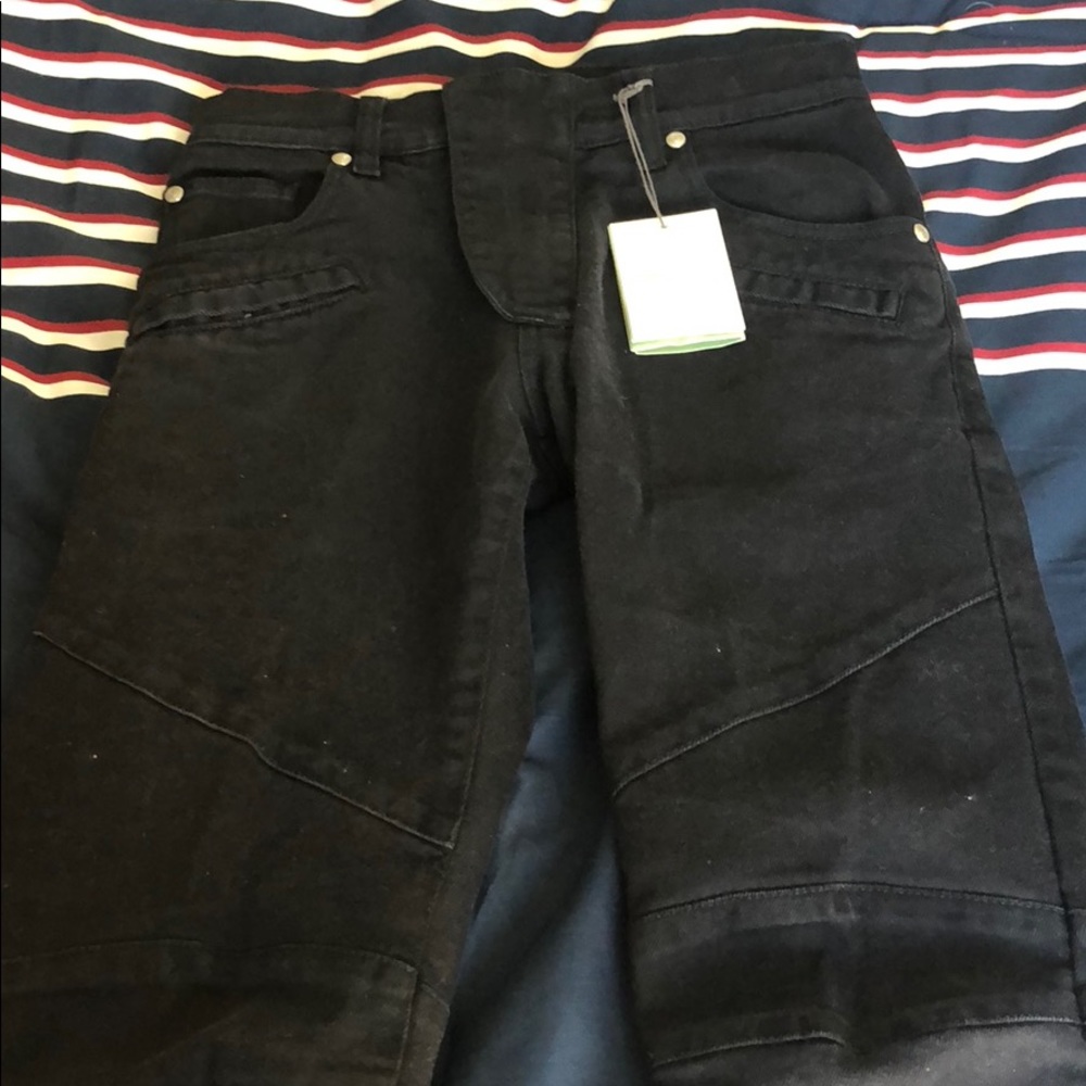 Balmain black denim jeans